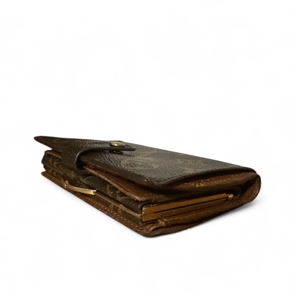 Authentic Louis Vuitton Monogram Kisslock Wallet Cottage Core Old Money - Picture 3 of 10